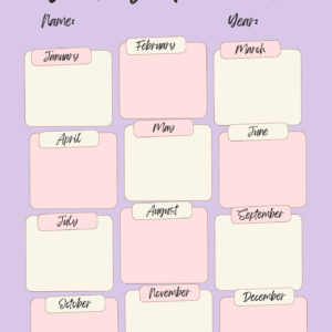 Yearly Planner